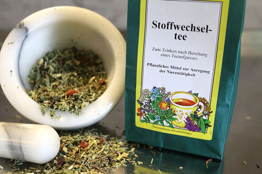 Tee teeblatt | Stoffwechseltee, 100G (Pflanzliches Mittel Zur Anregung Der Nierentatigkeit)