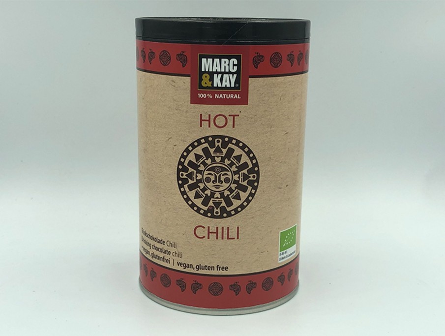 Trinkschokolade&Chai teeblatt | Trinkschokolade Hot Chili, 250G Bio