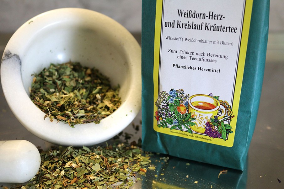 Tee teeblatt | Weisdorn-Herz- Und Kreislauf Krautertee, 100G (Pflanzliches Herzmittel, Naturbelassen)