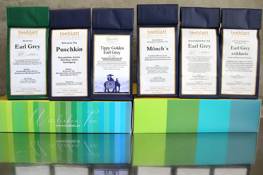 Tee teeblatt Schwarzer Tee Aromatisiert | Teeproben Box Ich Liebe Earl Grey (6X 25G Tee)