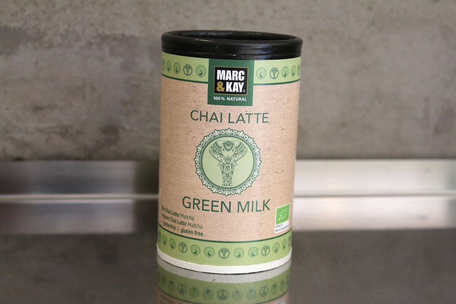 Tee teeblatt Bio Grune & Weise Tees Matcha | Instantpulver Chai Latte Green Milk, Bio, 250G