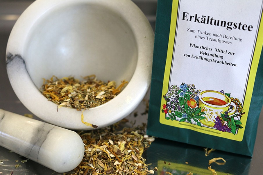 Tee teeblatt | Erkaltungstee, 100G (Pflanzliches Mittel Zur Behandlung Von Erkaltungskrankheiten)