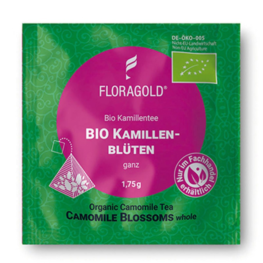 Tee teeblatt | Ein Pyramidenbeutel Kamillenbluten, Bio, A 1,75G