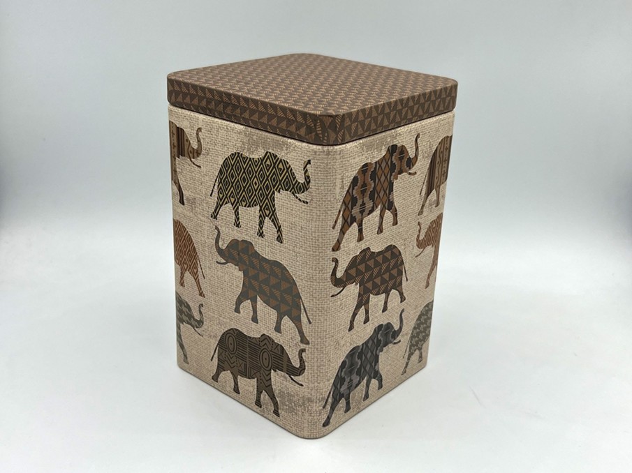 Zubehor teeblatt | Teedose Elephant, Ca. 250G