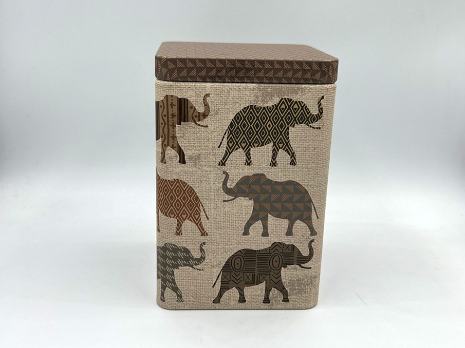 Zubehor teeblatt | Teedose Elephant, Ca. 250G