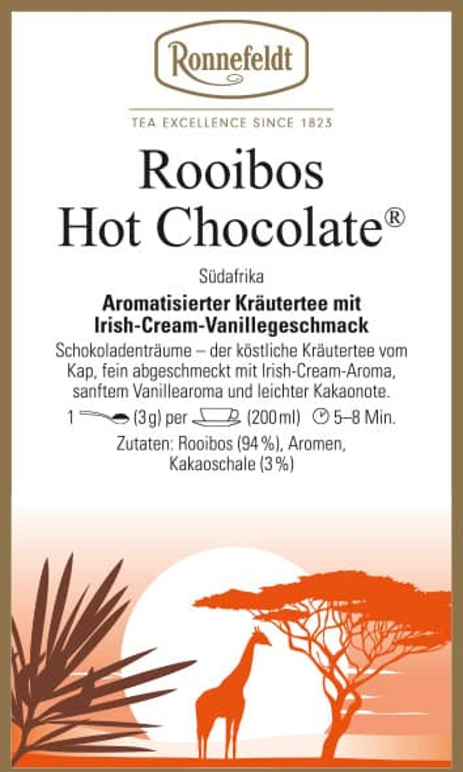 Tee teeblatt Krautertee&Rooibosh | Hot Chocolate (Rooibos Von Ronnefeldt)