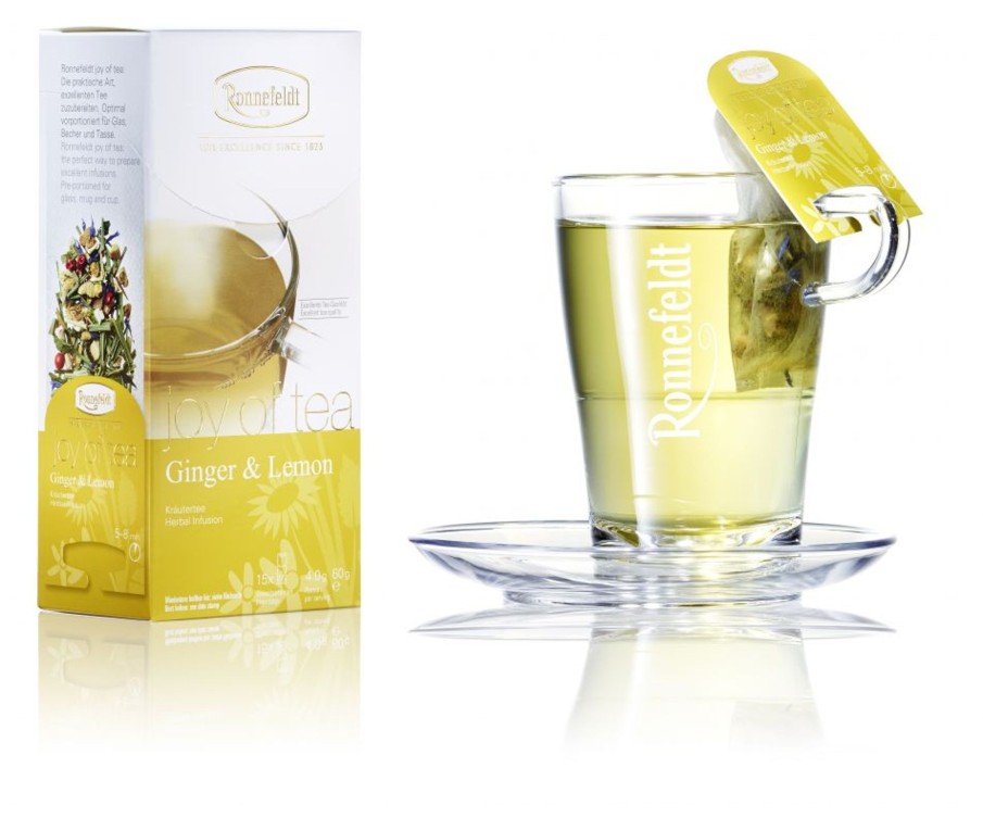 Tee teeblatt Krautermischungen | Joy Of Tea: Ginger & Lemon, 15X4,0G = 60G