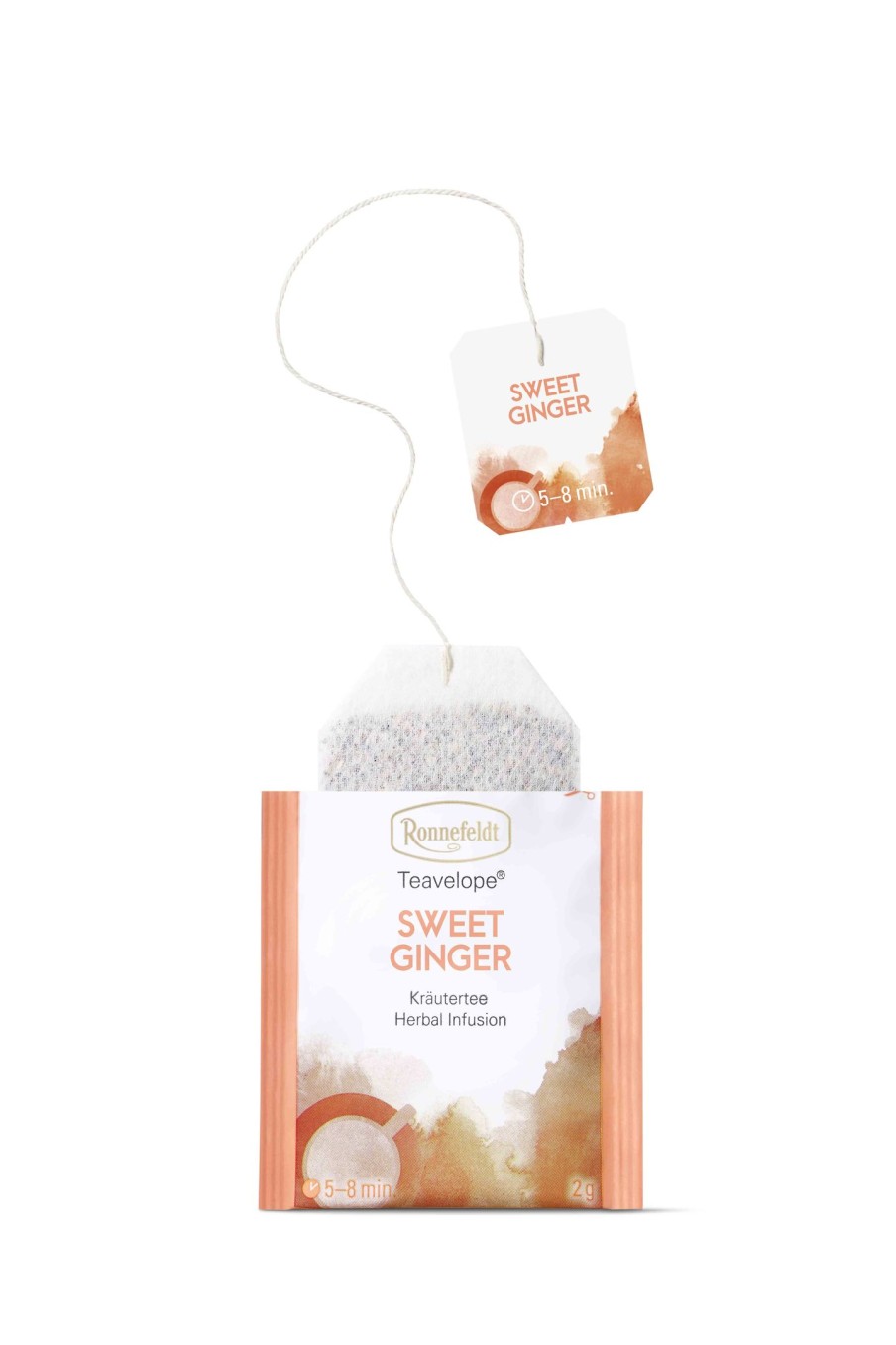 Tee teeblatt Krautermischungen | Teavelope Krautertee Sweet Ginger, 25X2,0G = 50G