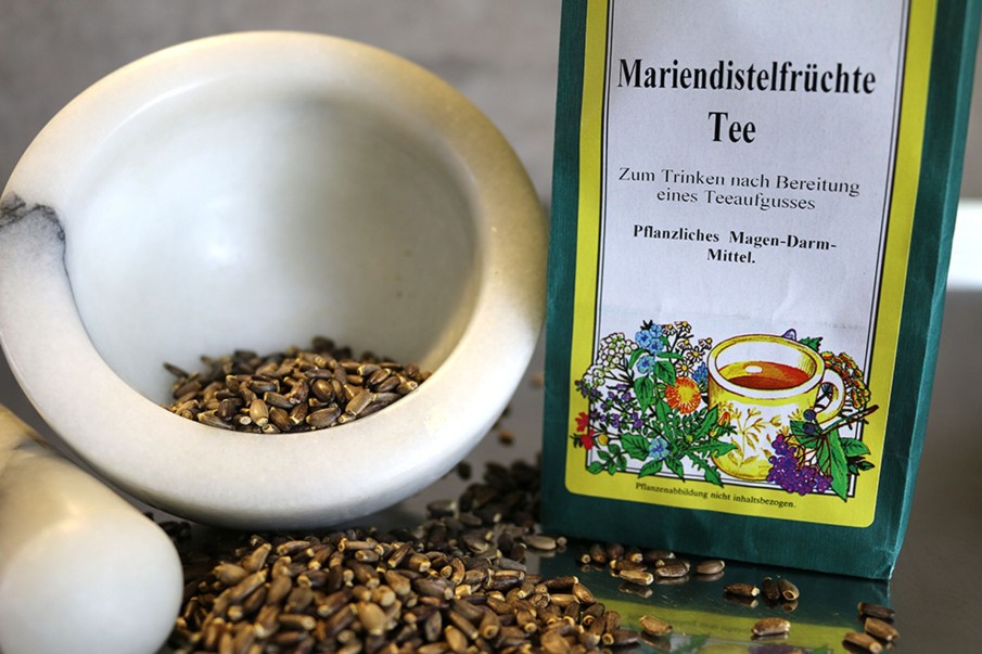 Tee teeblatt Monokrauter | Mariendistelfruchte Tee, 150G (Pflanzliches Magen-Darm-Mittel)