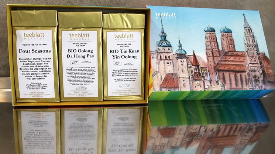 Tee teeblatt | Teeproben Box Oolong Tees ´Goldener Drache´ A 20G