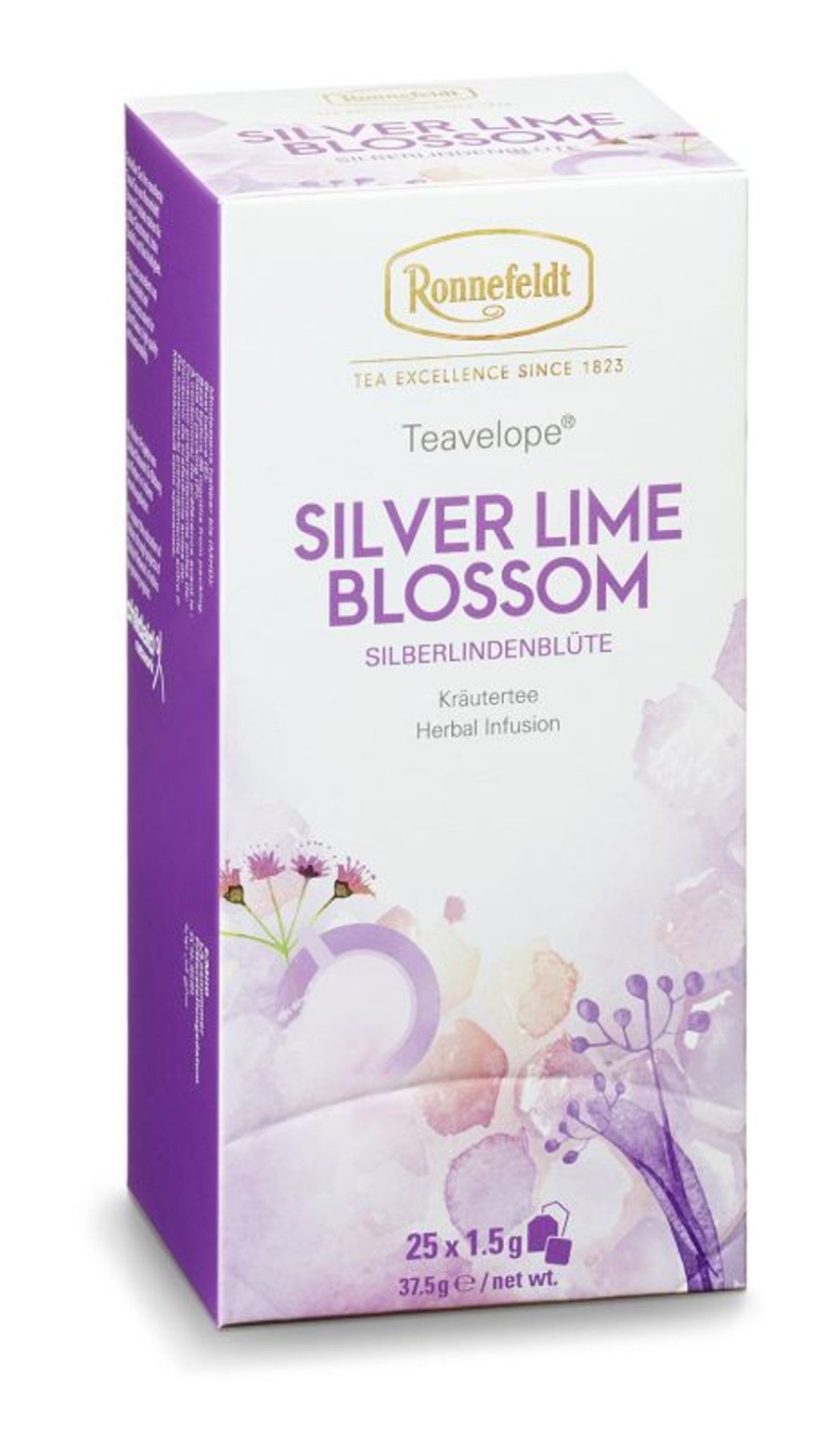 Tee teeblatt Monokrauter | Teavelope Krautertee Silver Lime Blossom, 25X1,5G = 37,5G