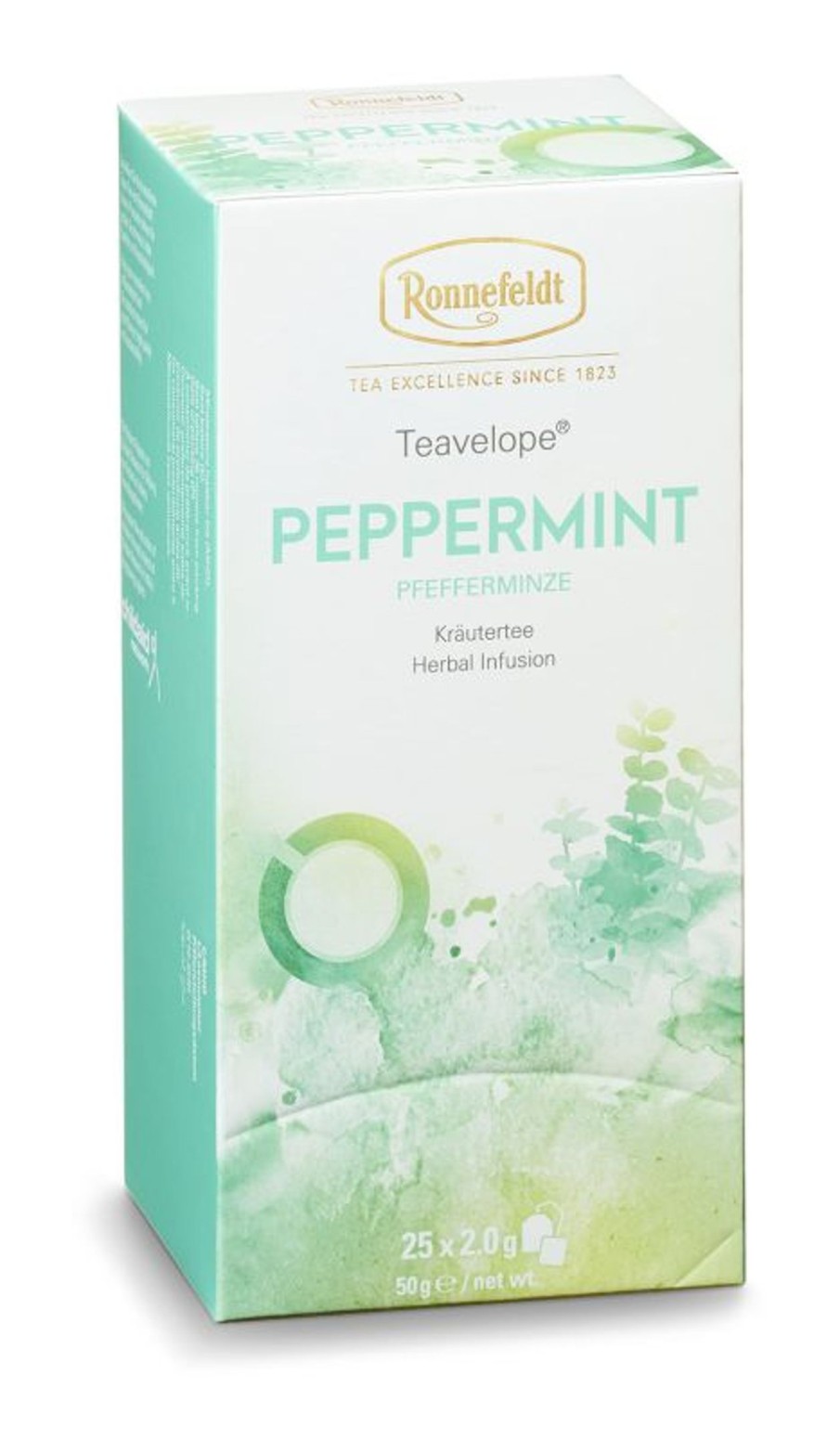 Tee teeblatt Monokrauter | Teavelope Krautertee Peppermint, 25X2,0G = 50G