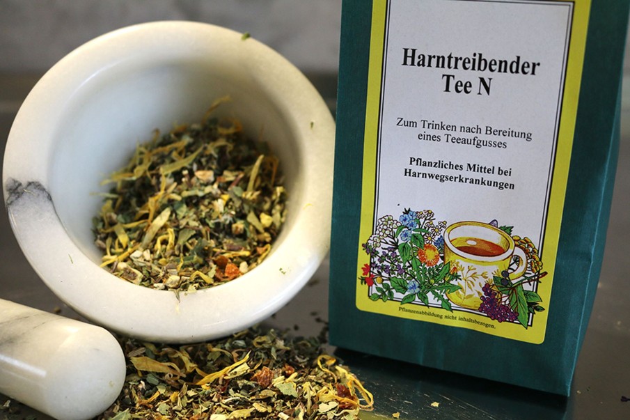 Tee teeblatt | Harntreibender Tee N, 100G (Pflanzliches Mittel Bei Harnwegserkrankungen)