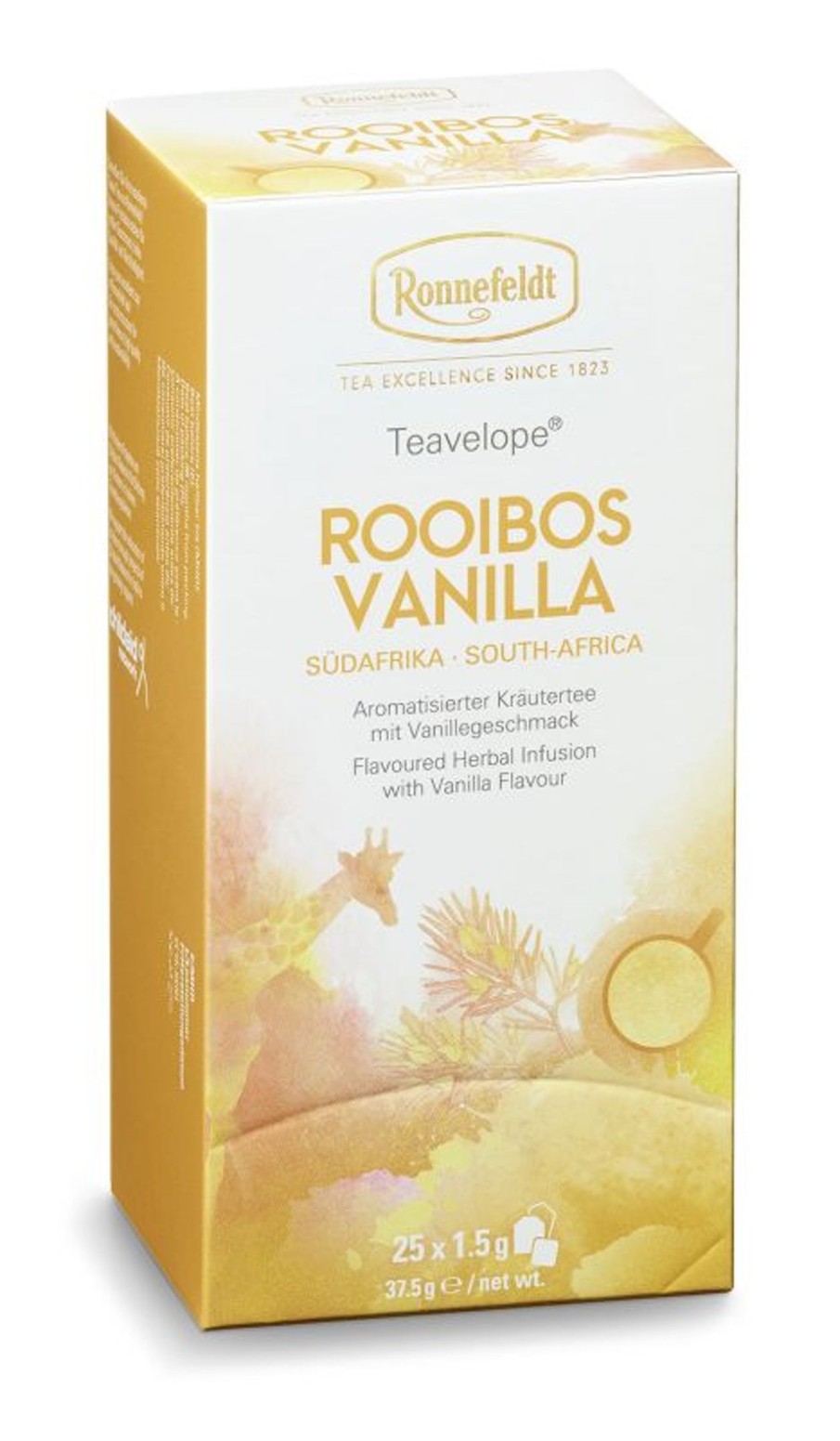 Tee teeblatt Teebeutel | Teavelope Rooibos Vanilla, 25X1,5G = 37,5G