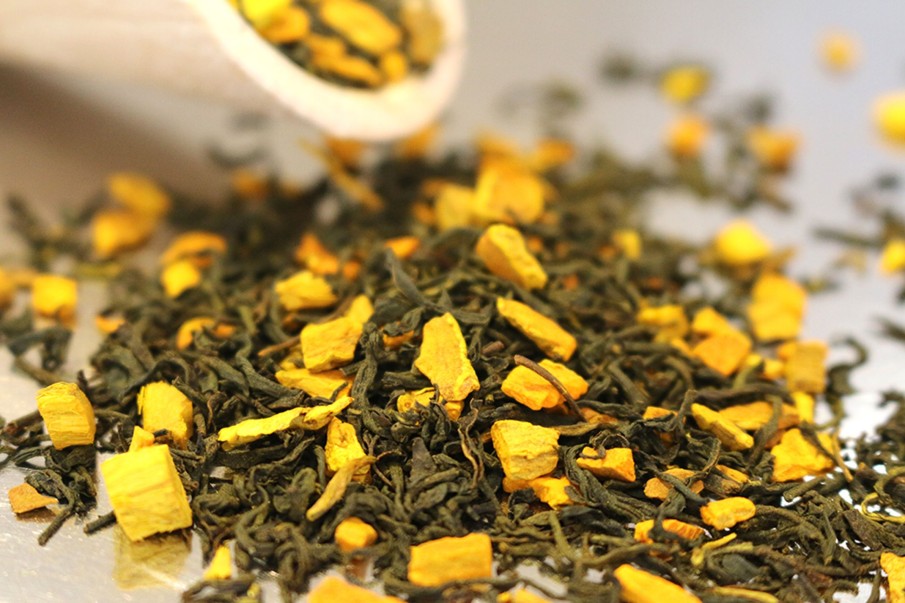 Tee teeblatt Schwarzer Tee Aromatisiert | Golden Milk Tea, 100G (Schwarzer Tee Mit Kurkuma-Sahne-Geschmack) Von Ronnefeldt