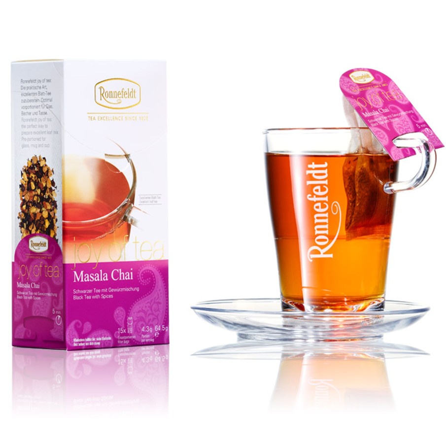 Tee teeblatt Schwarzer Tee Aromatisiert | Joy Of Tea: Masala Chai, 15X4,3 G = 64,5G