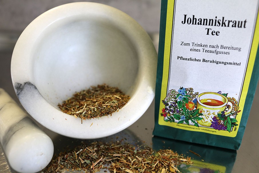 Tee teeblatt Monokrauter | Johanniskraut Tee, 80G (Pflanzliches Beruhigungsmittel)