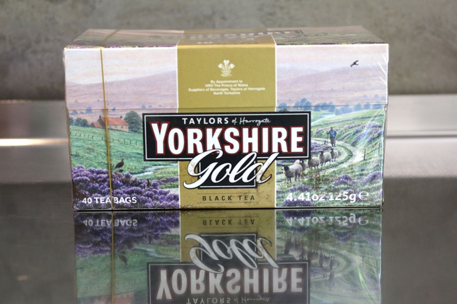 Tee teeblatt Klassischer Schwarzer Tee | Yorkshire Gold (Taylors Of Harrogate), 40 Tea Bags